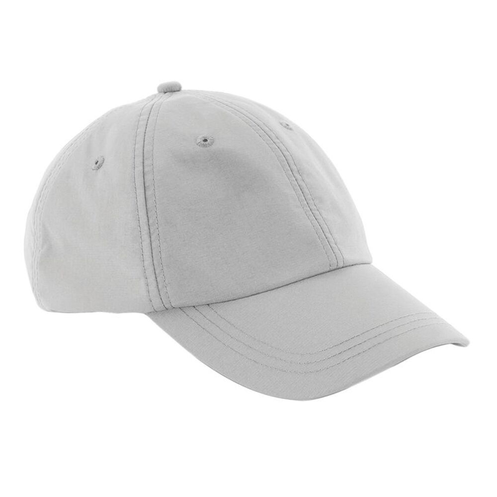 Beechfield 6 Panel Outdoor Baseball Cap / Light Grey
